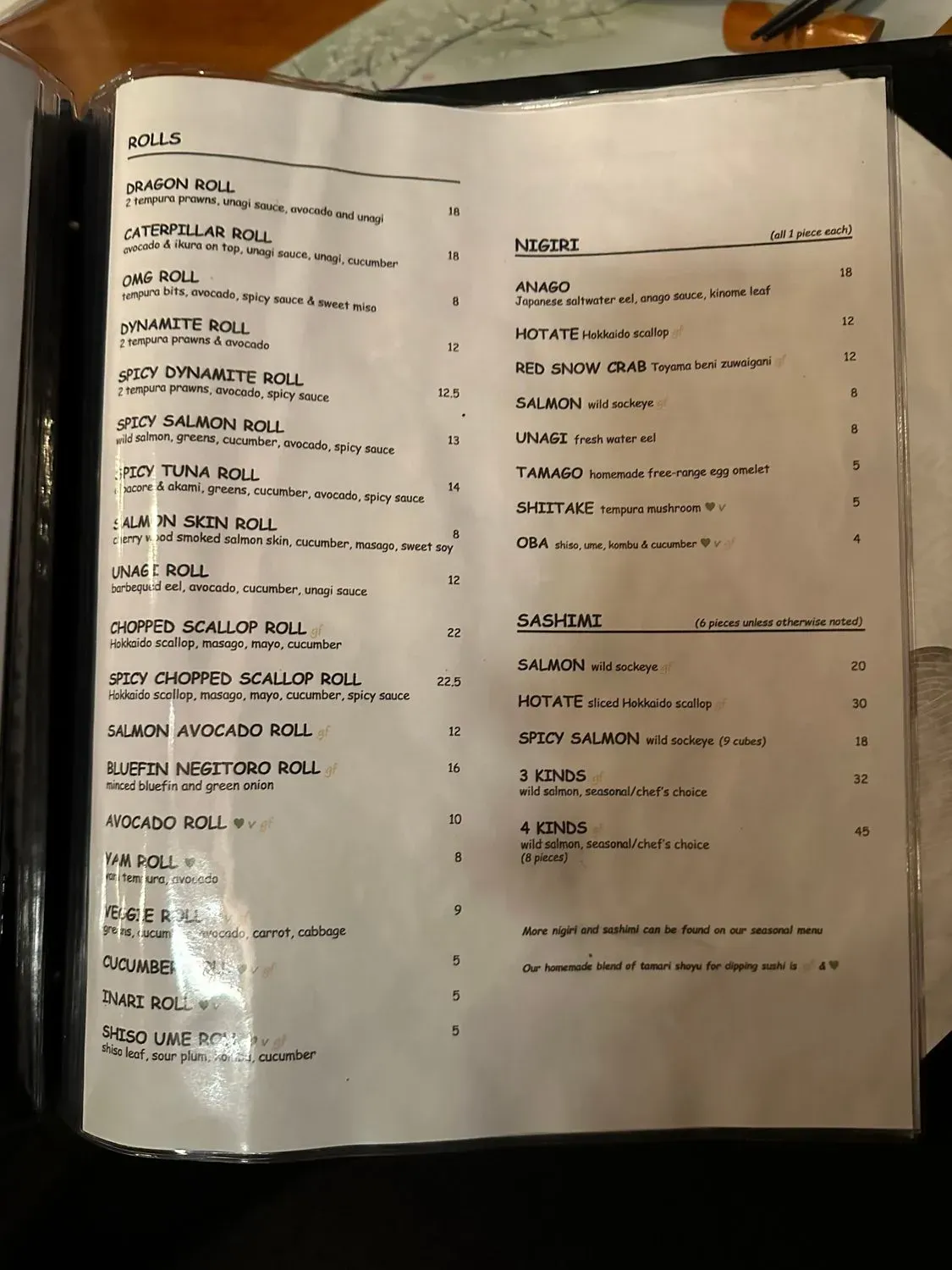 Menu 4