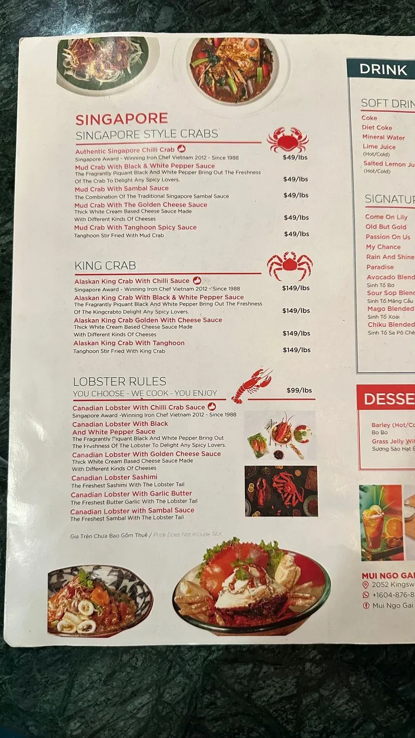 Menu 6