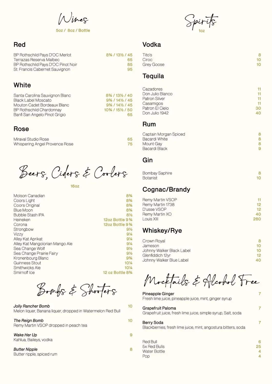 Menu 2