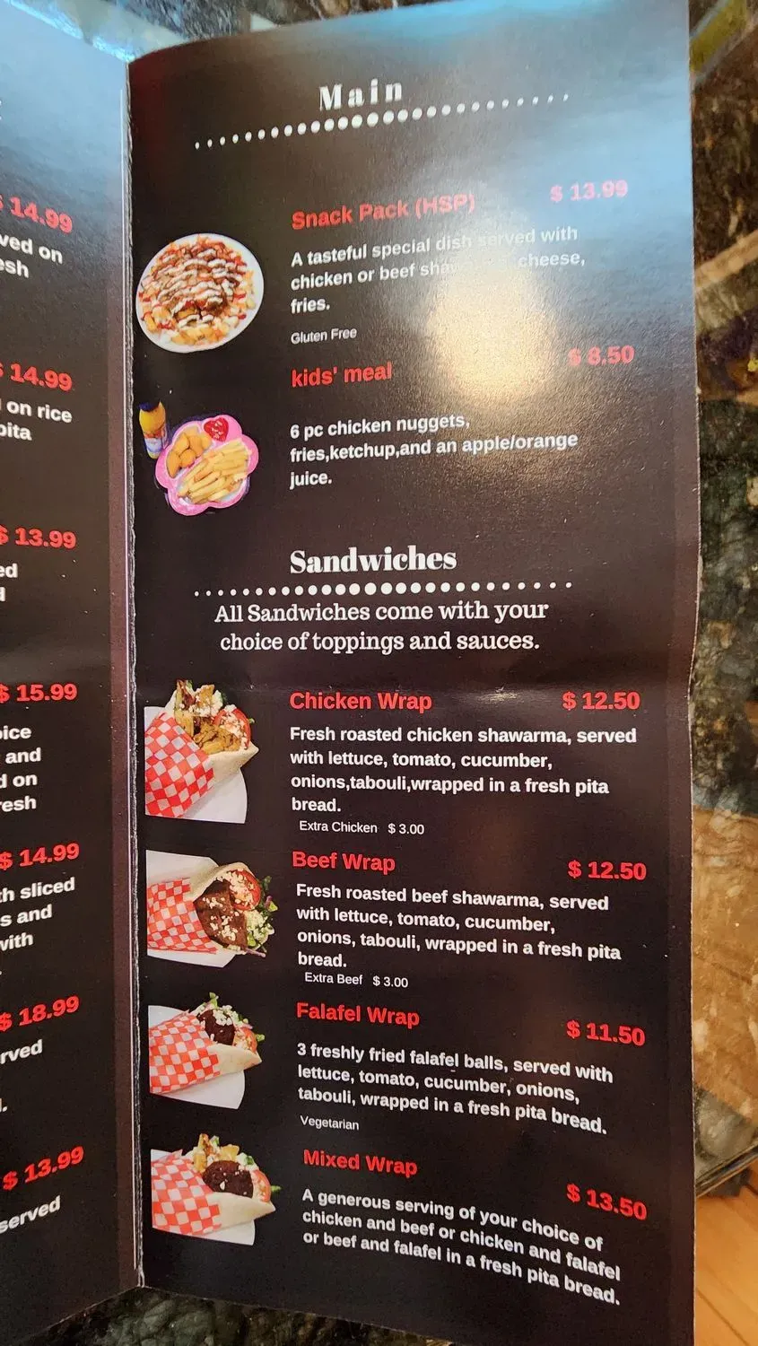 Menu 3