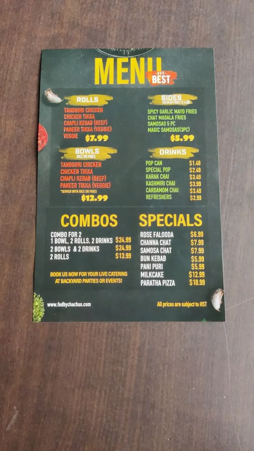 Menu 3