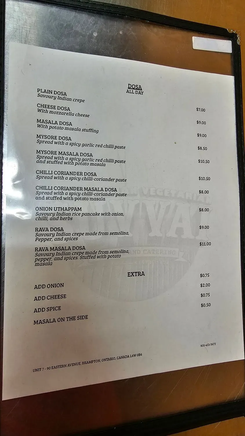 Menu 5