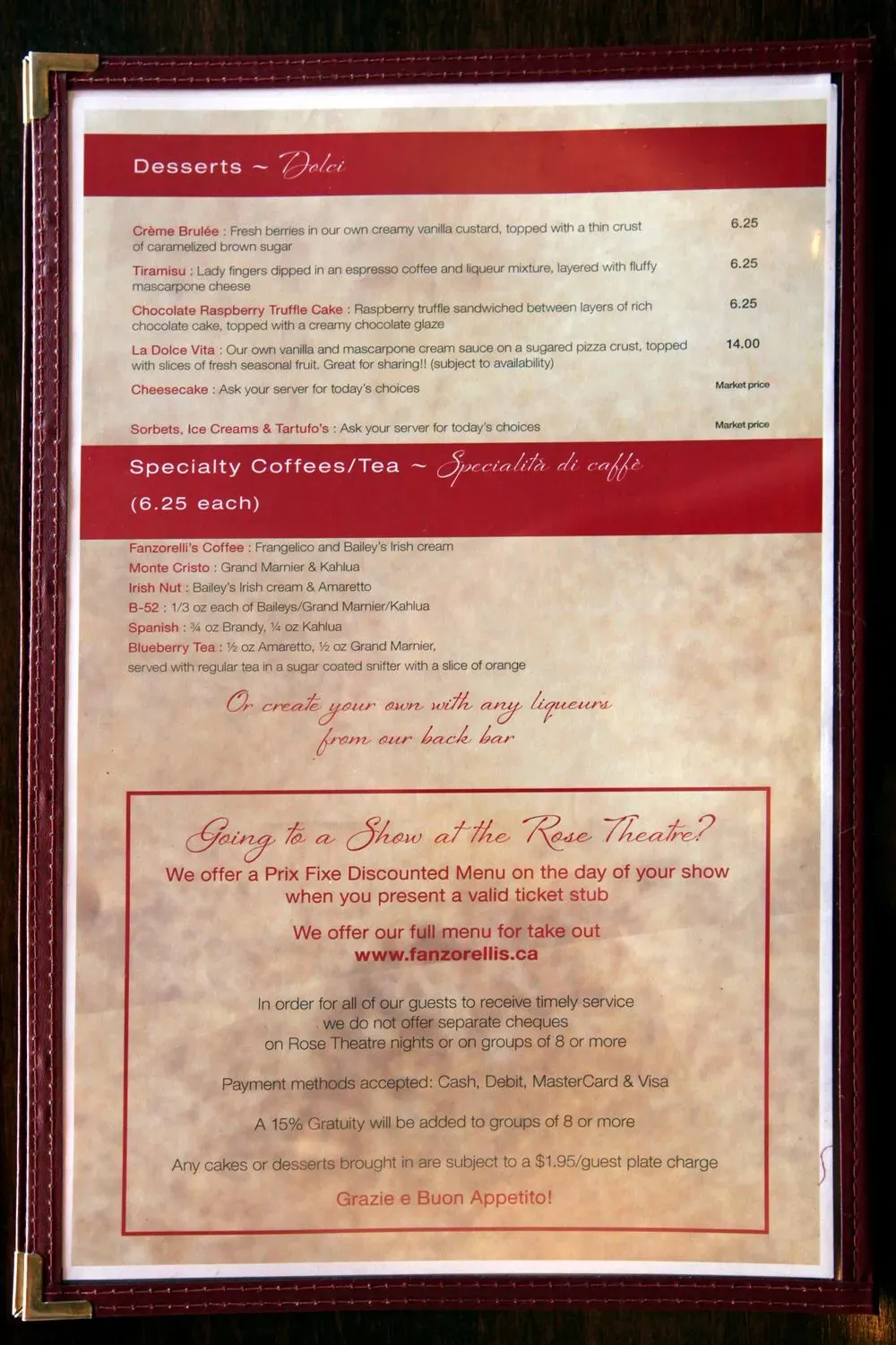 Menu 6