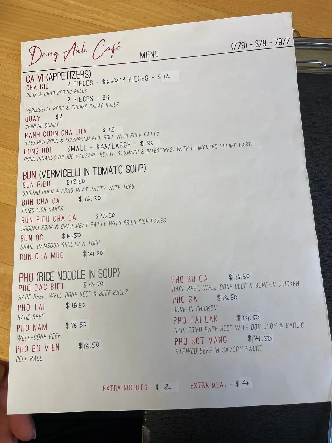 Menu 4