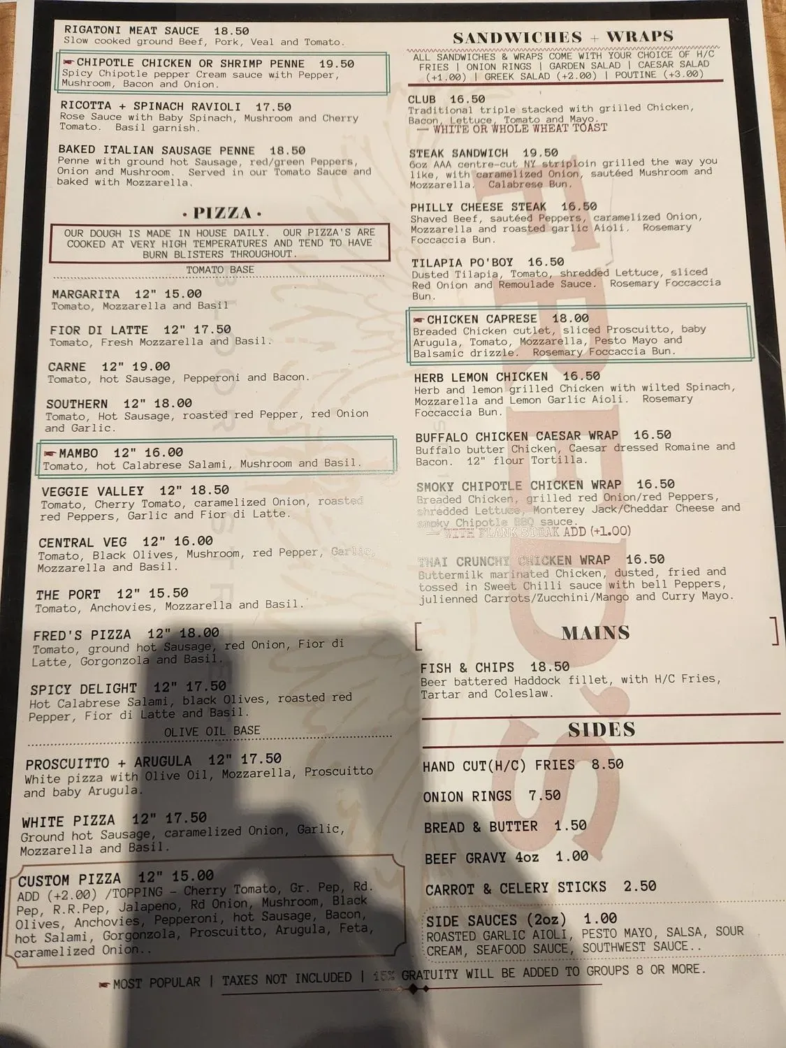 Menu 3