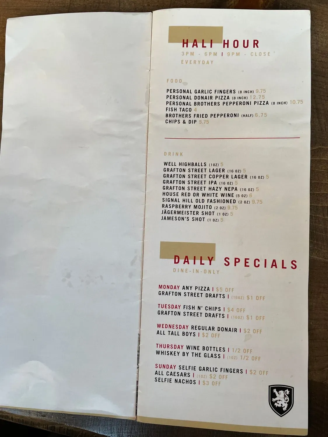 Menu 4