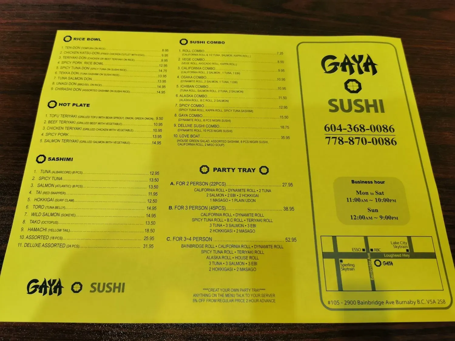 Menu 3