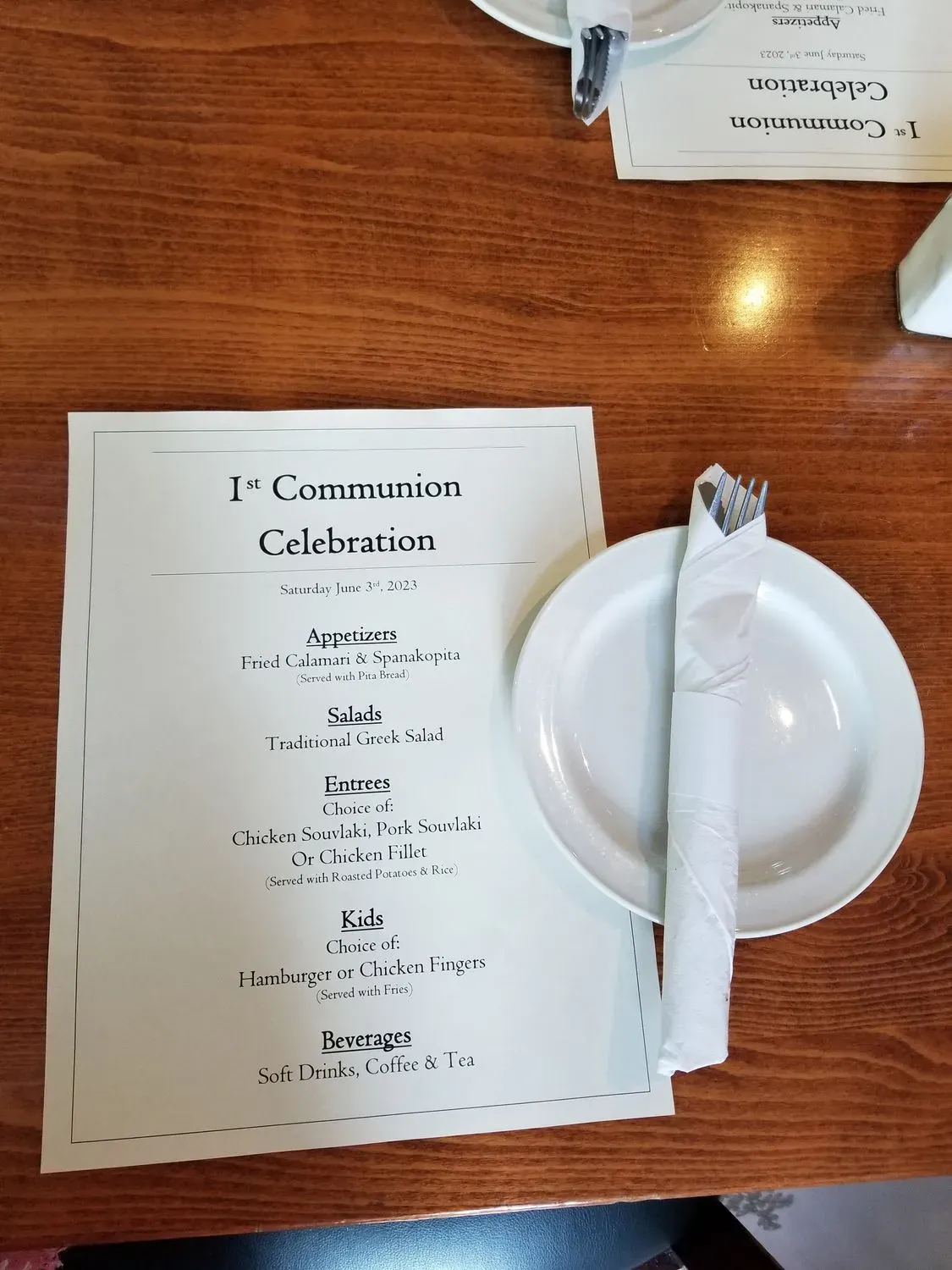 Menu 6