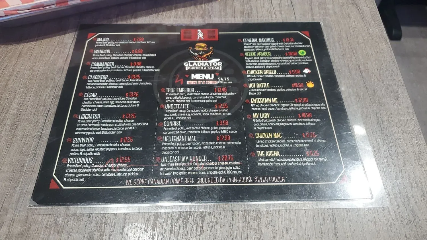 Menu 5