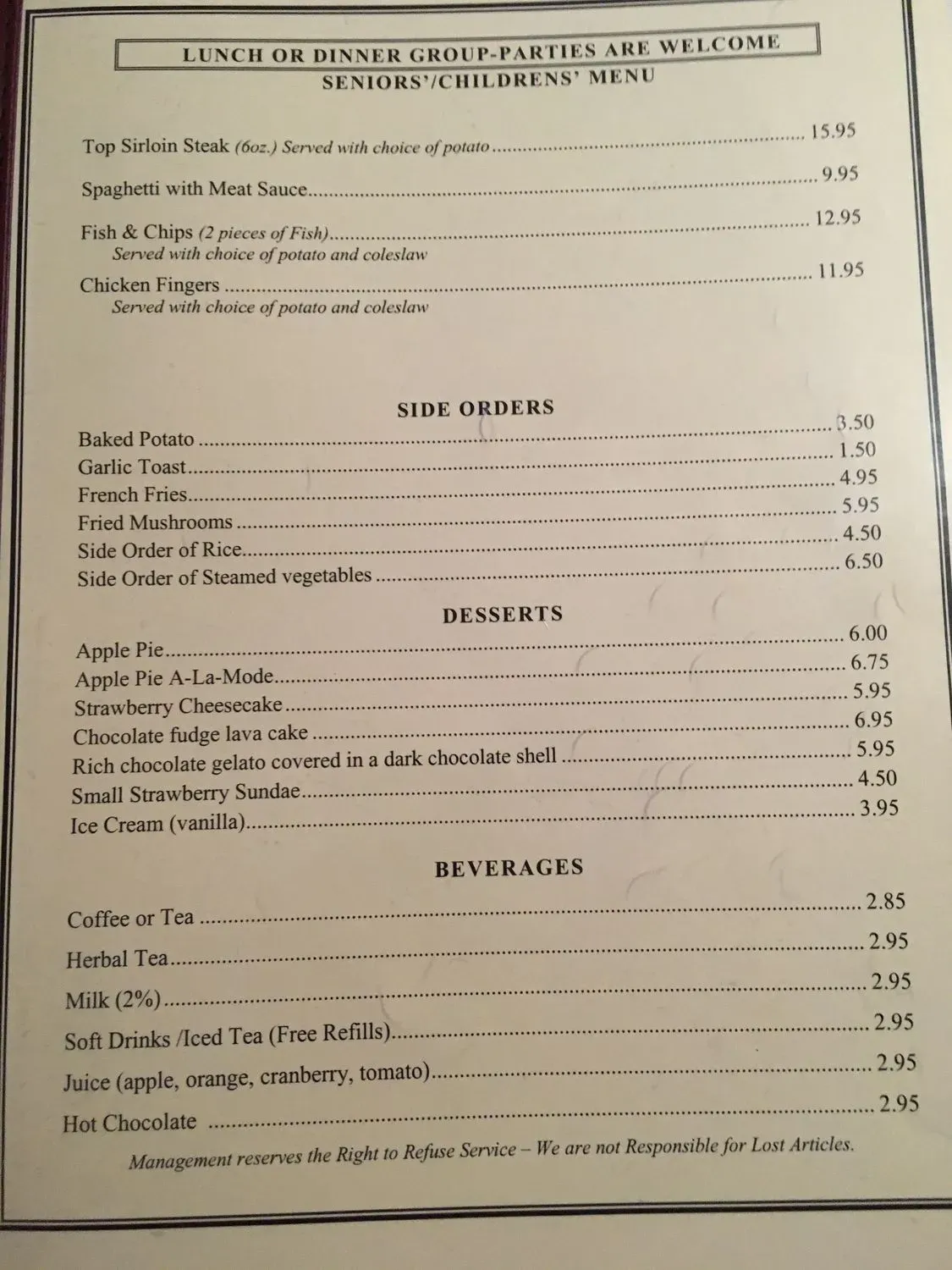 Menu 3