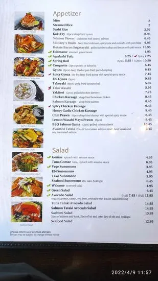 Menu 4