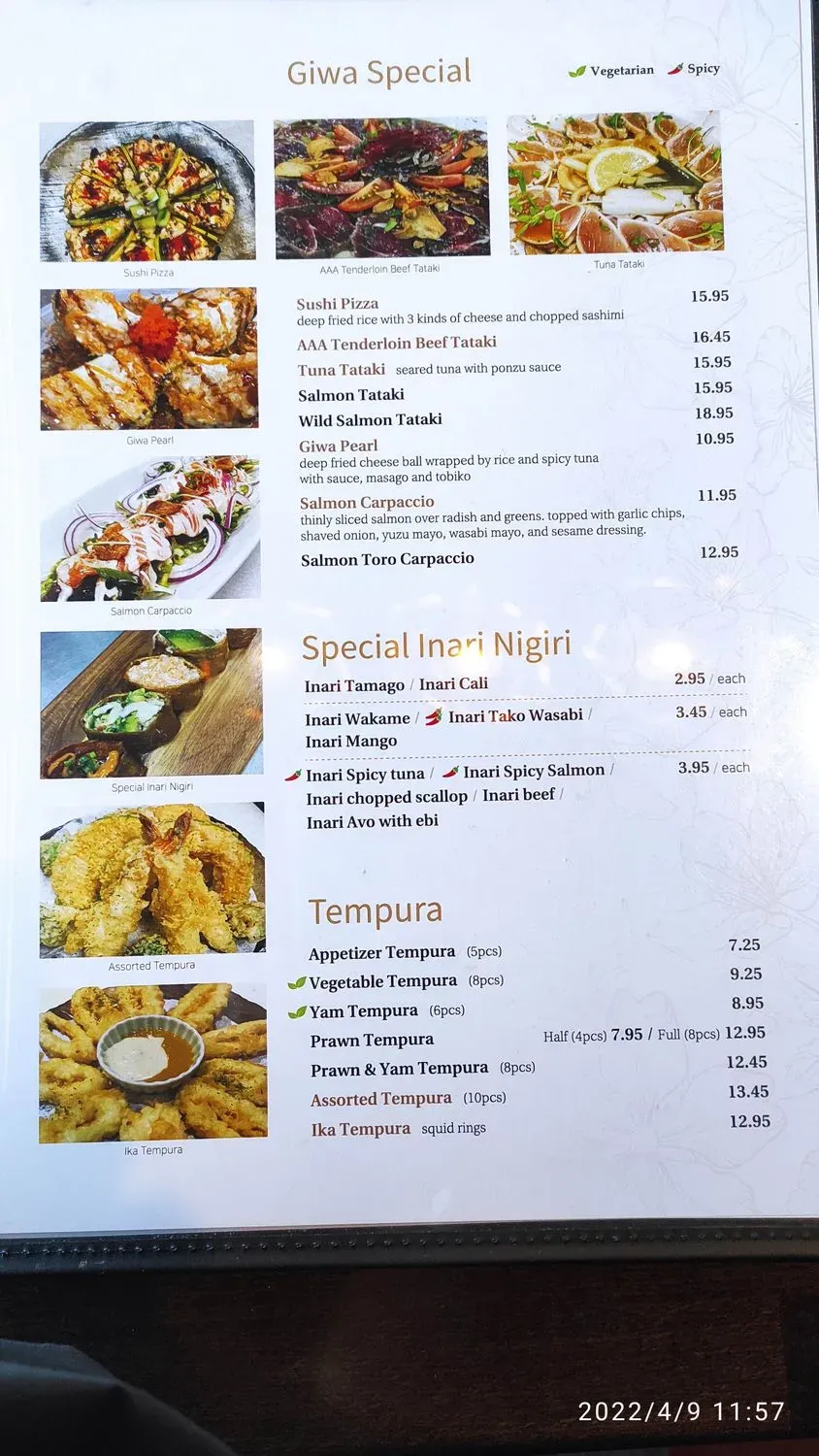 Menu 3