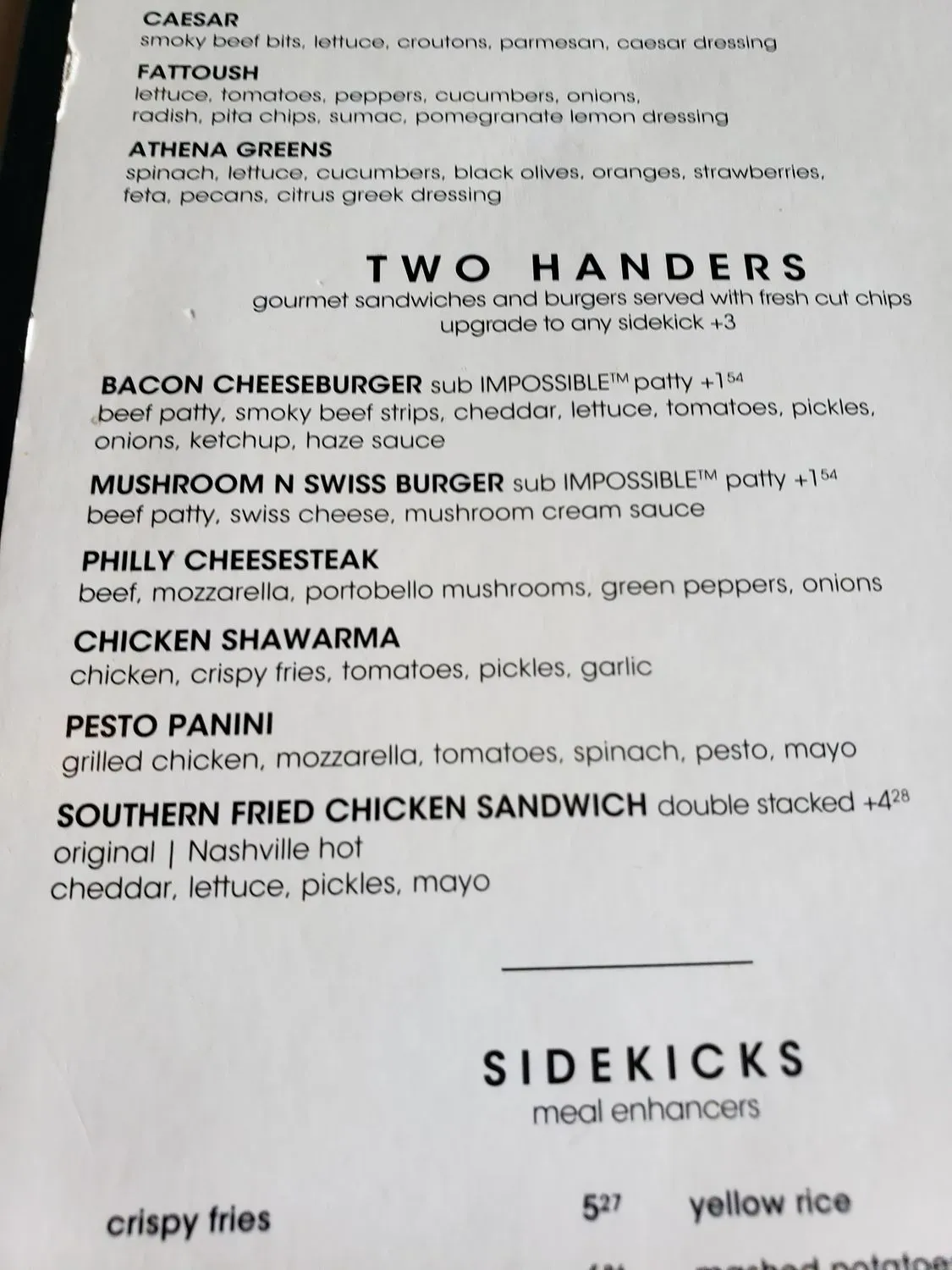 Menu 2