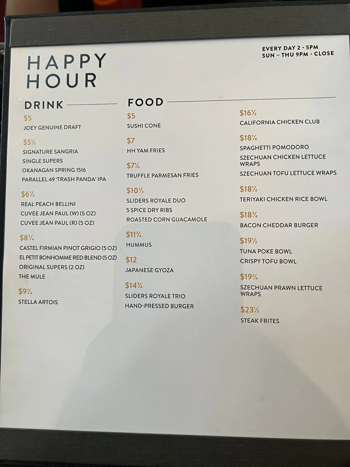 Menu 2