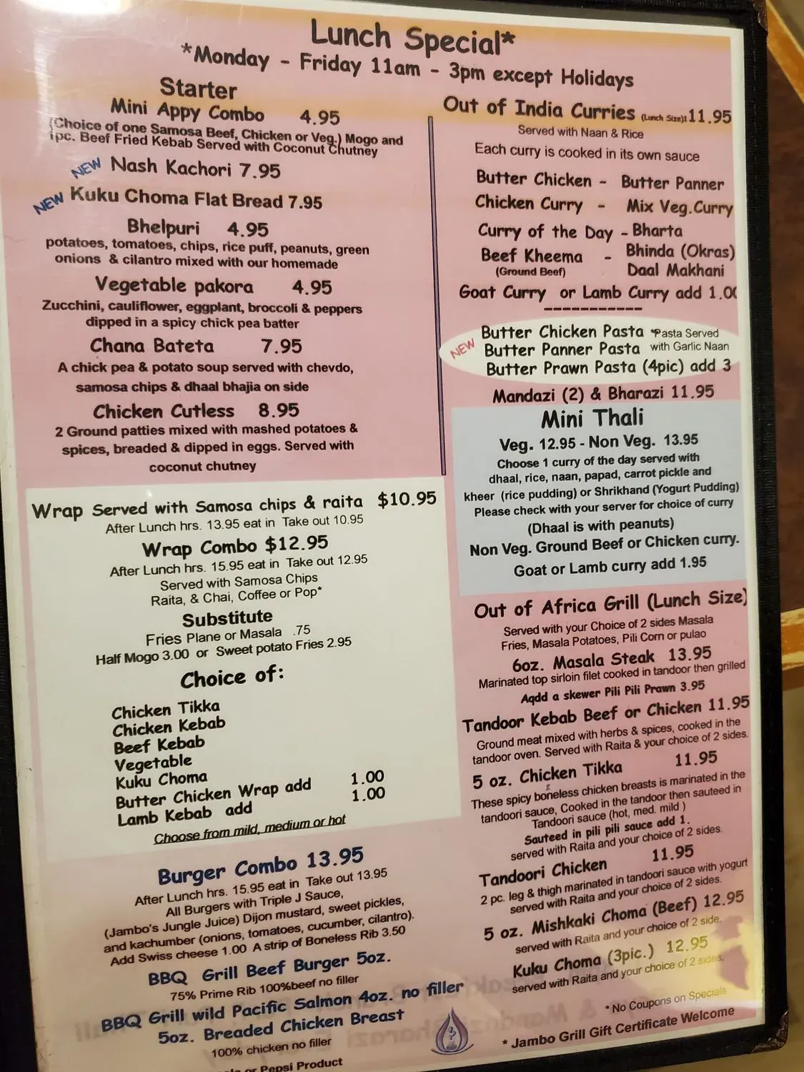 Menu 5