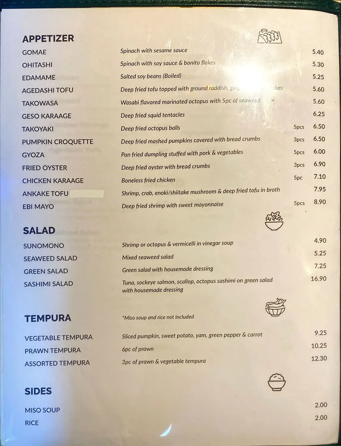 Menu 2