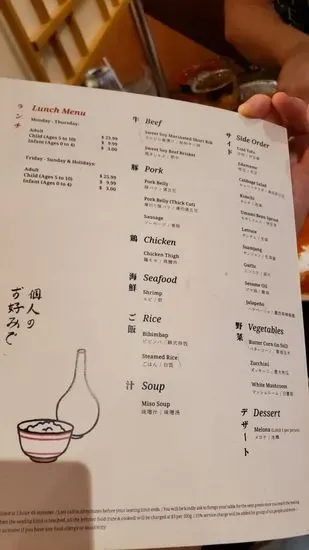 Menu 5