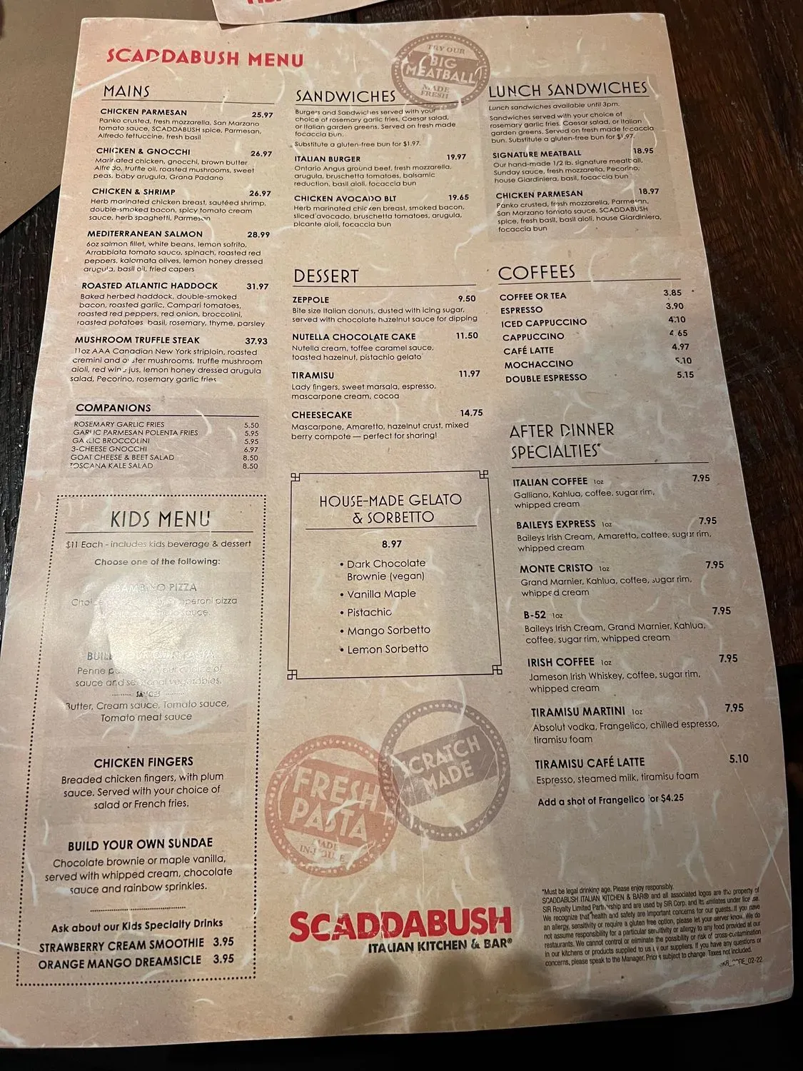 Menu 4