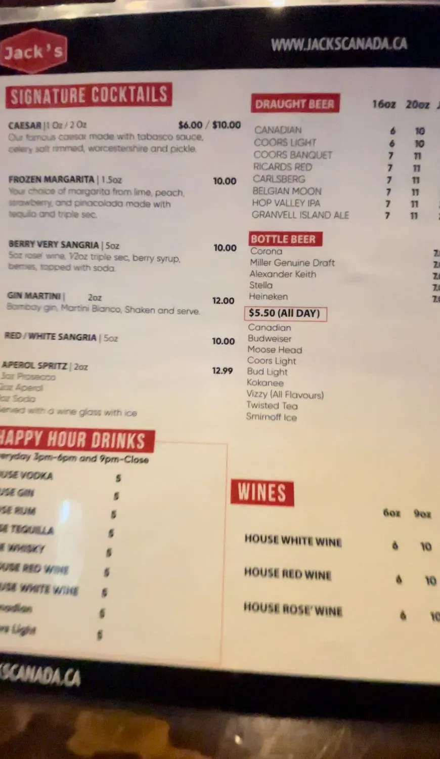 Menu 6