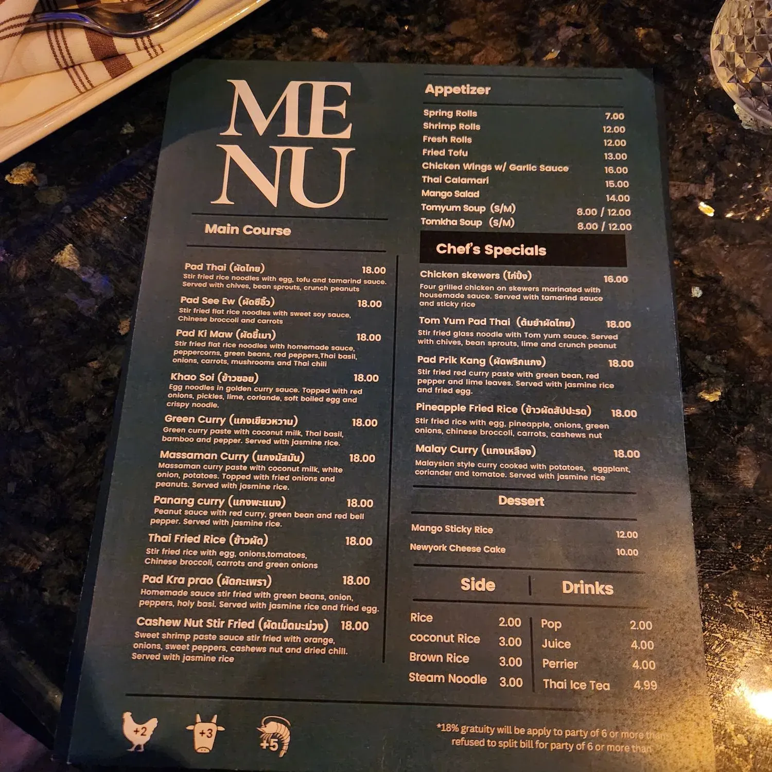 Menu 6