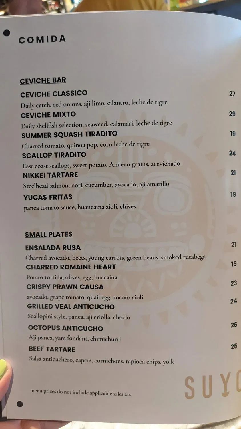 Menu 3