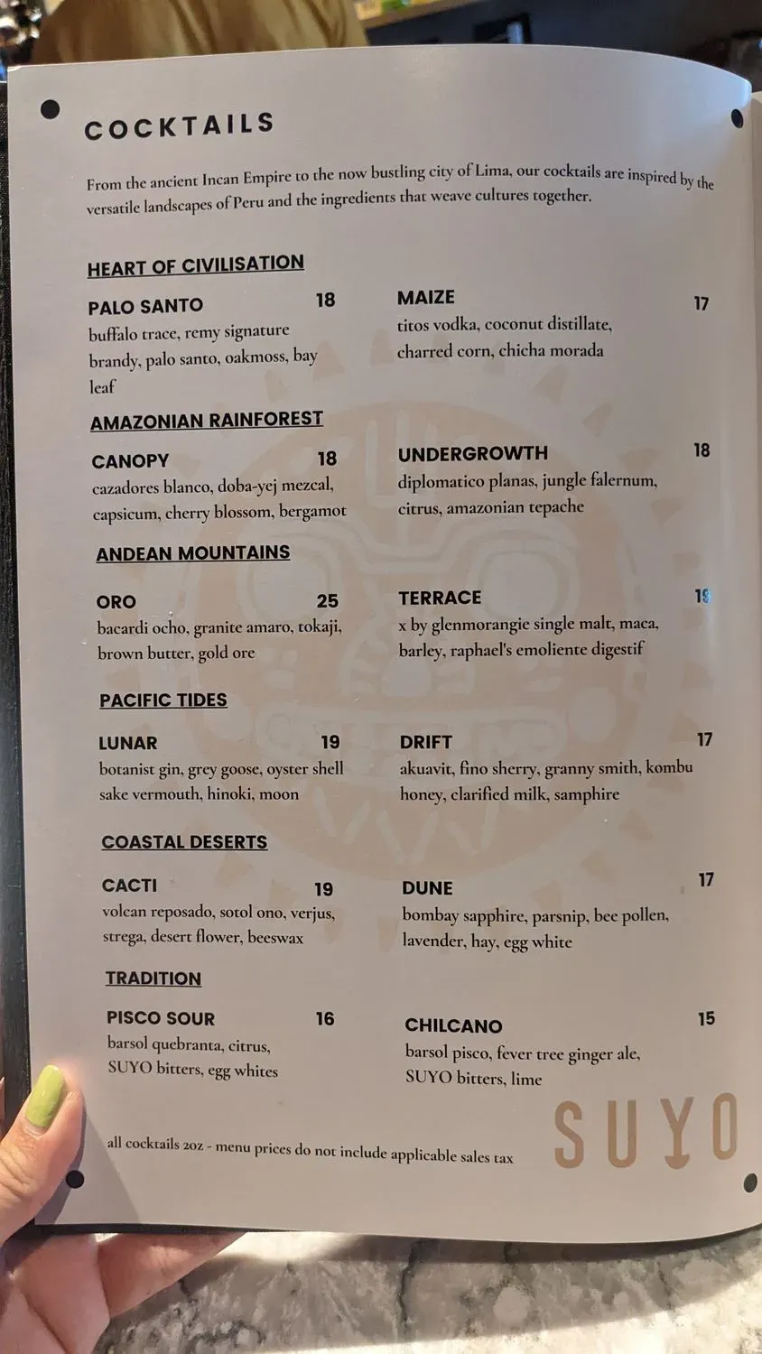 Menu 6