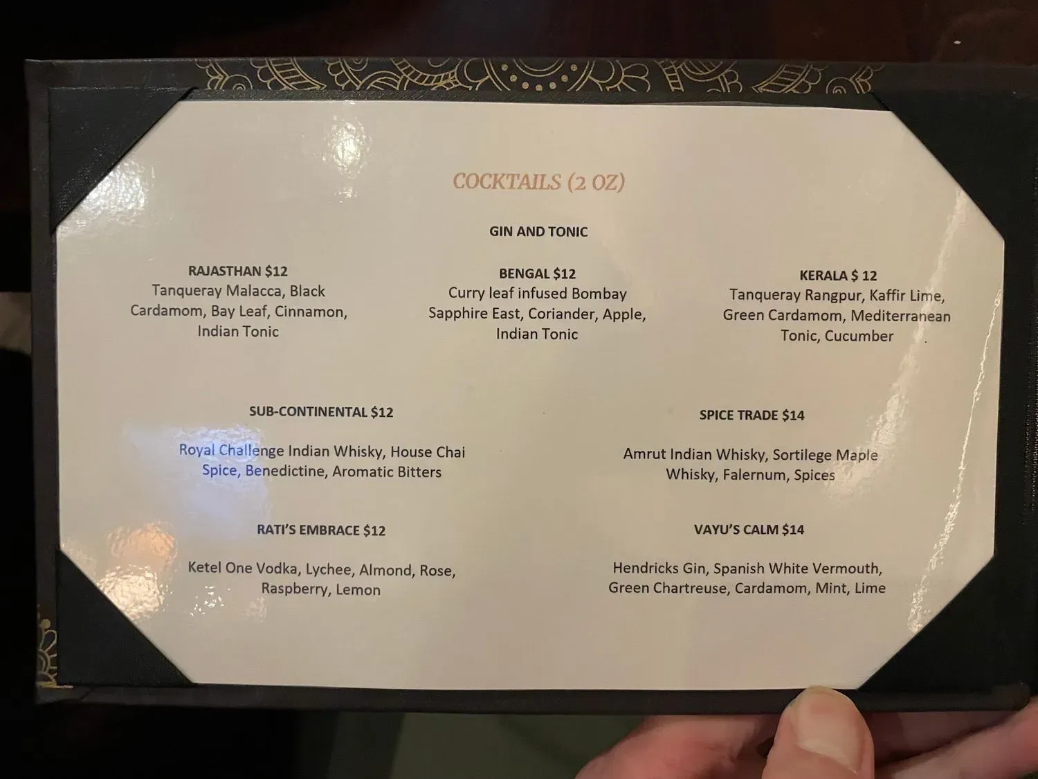 Menu 6