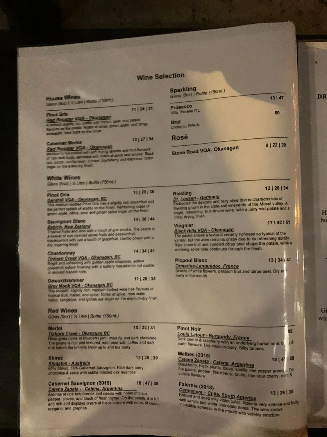 Menu 6