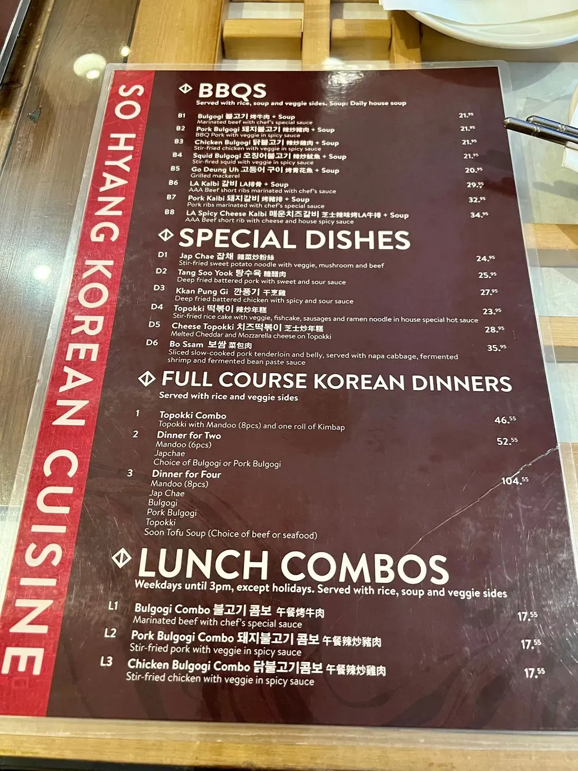 Menu 4