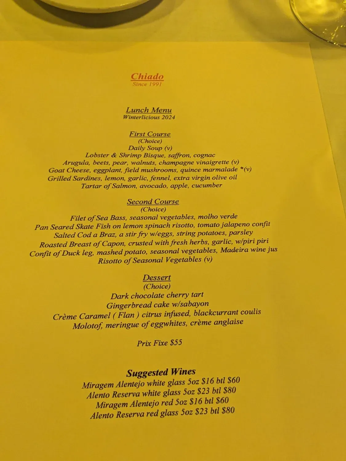 Menu 2