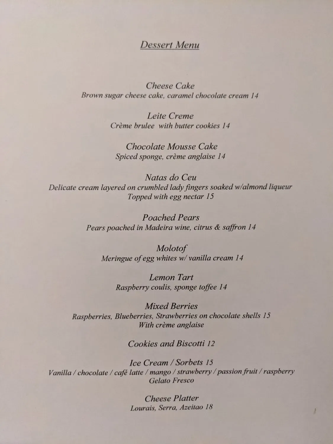 Menu 3