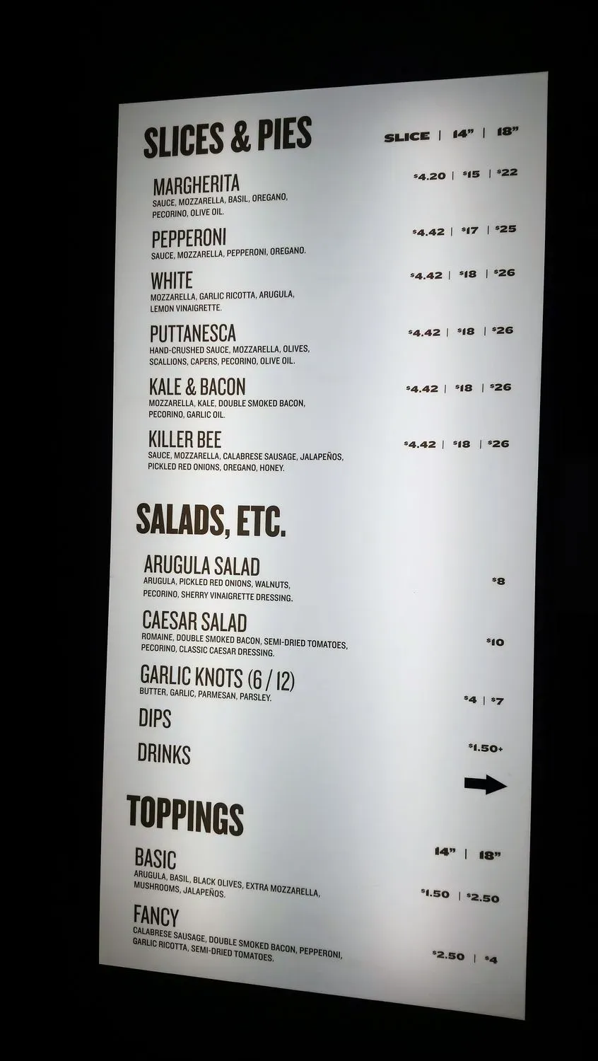 Menu 6