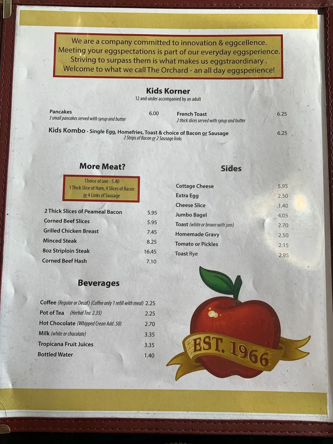 Menu 5