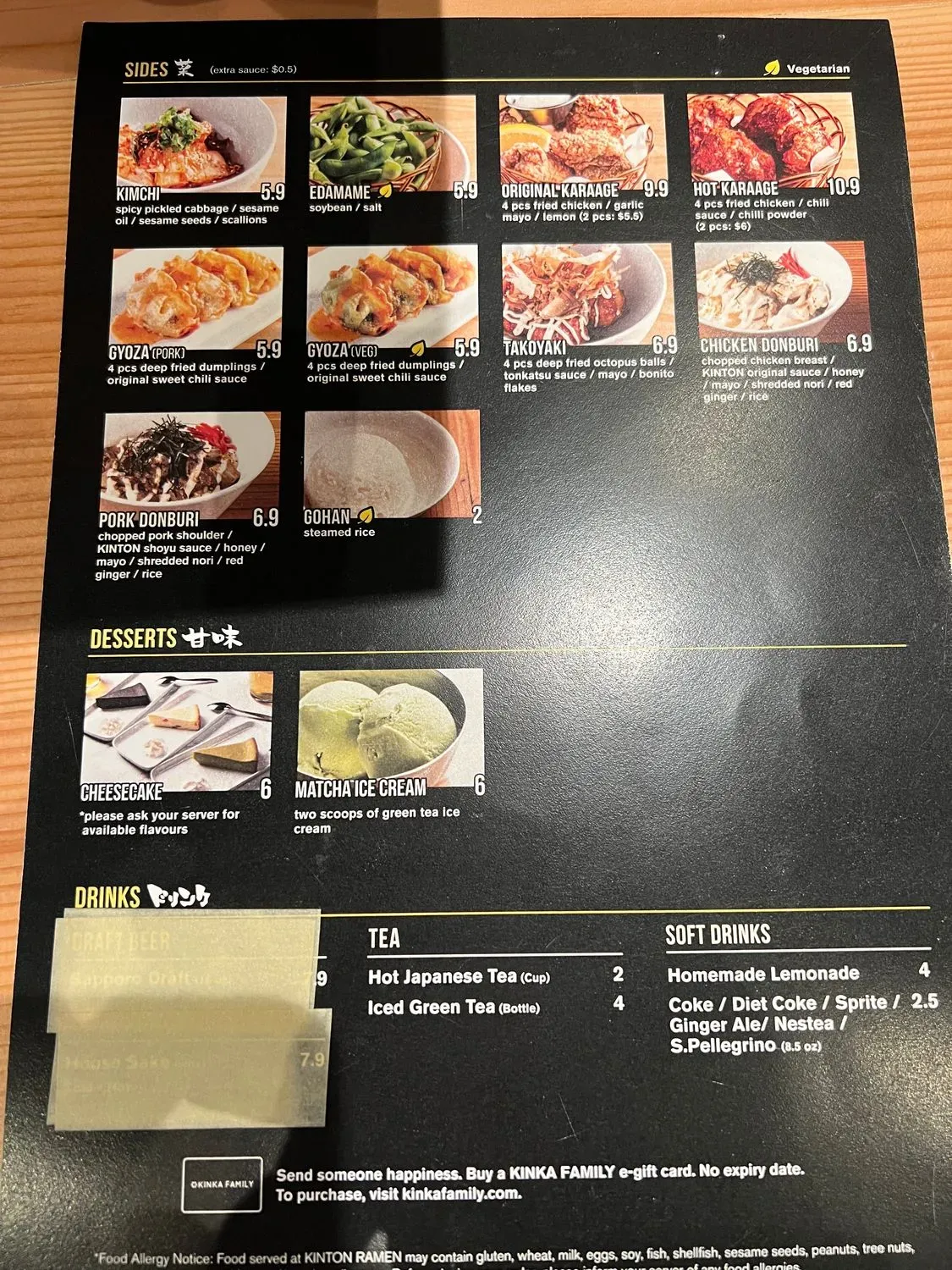 Menu 6