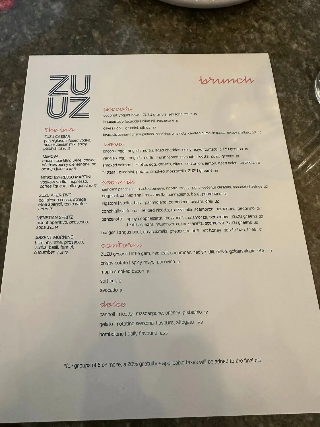 Menu 3