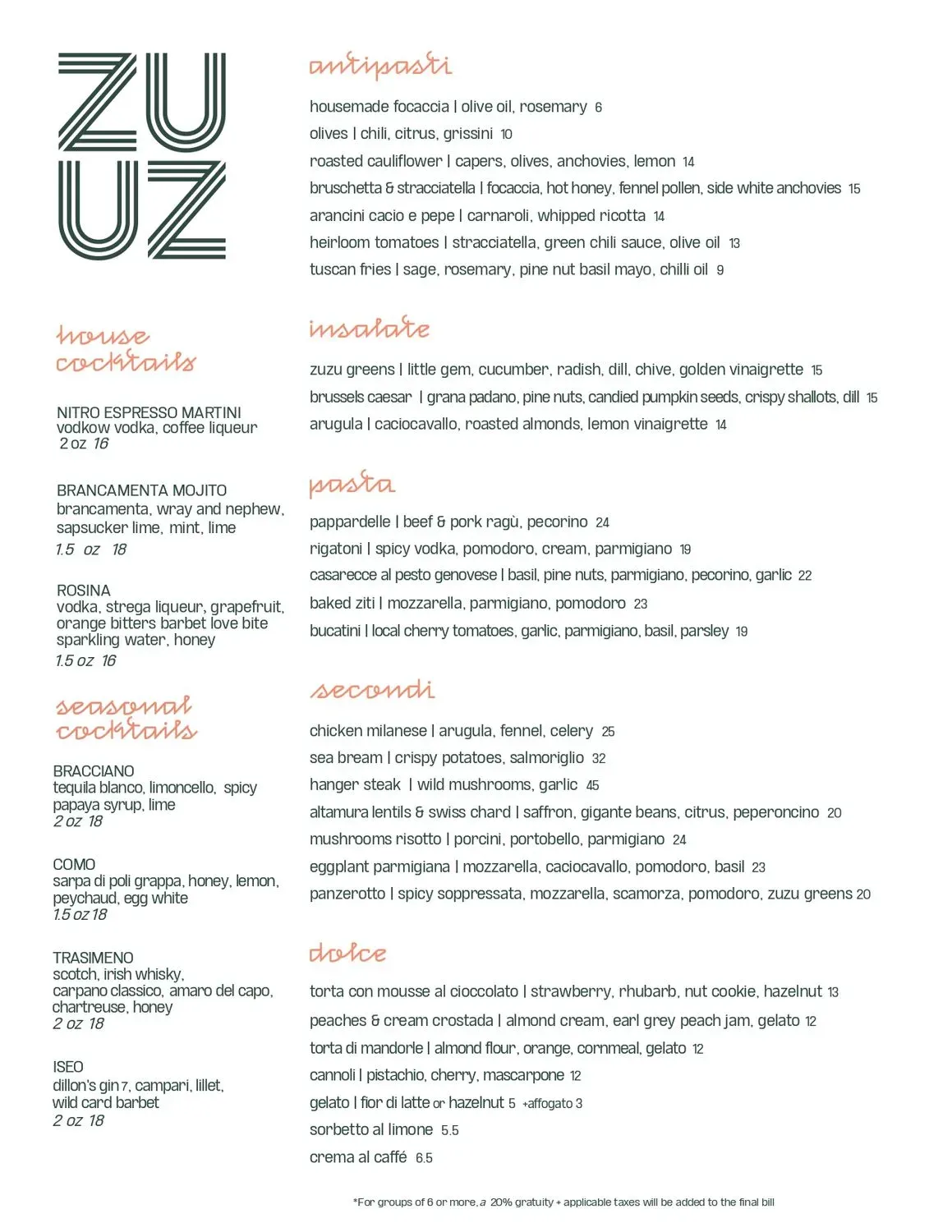 Menu 2