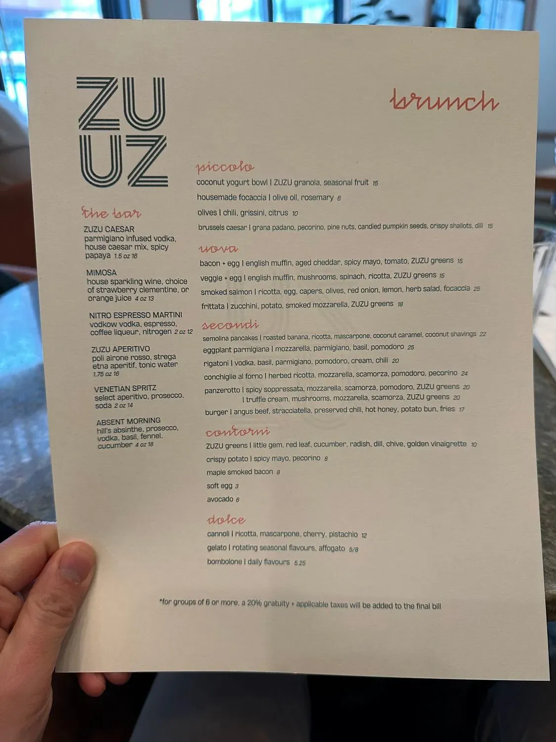 Menu 4