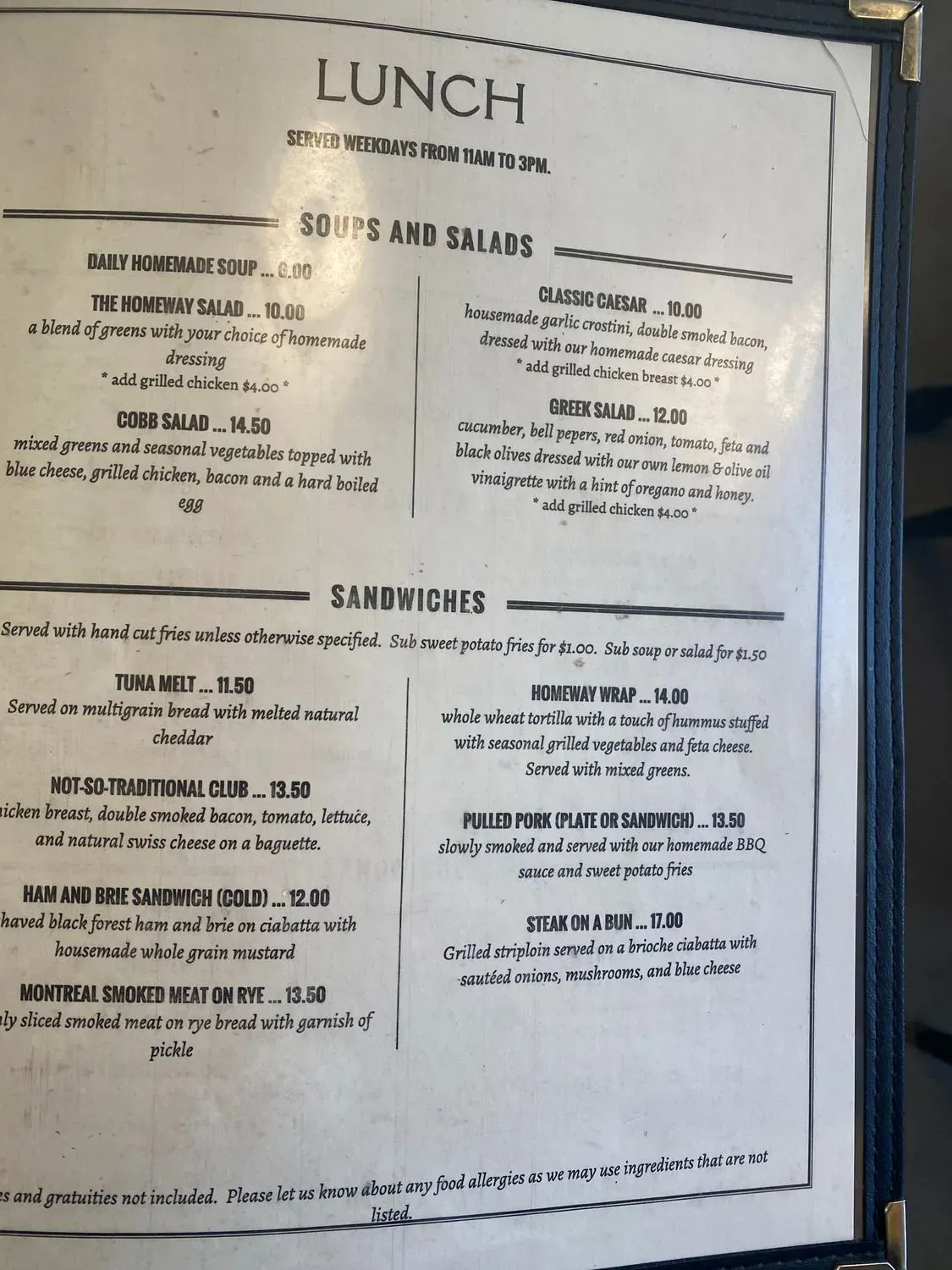 Menu 6