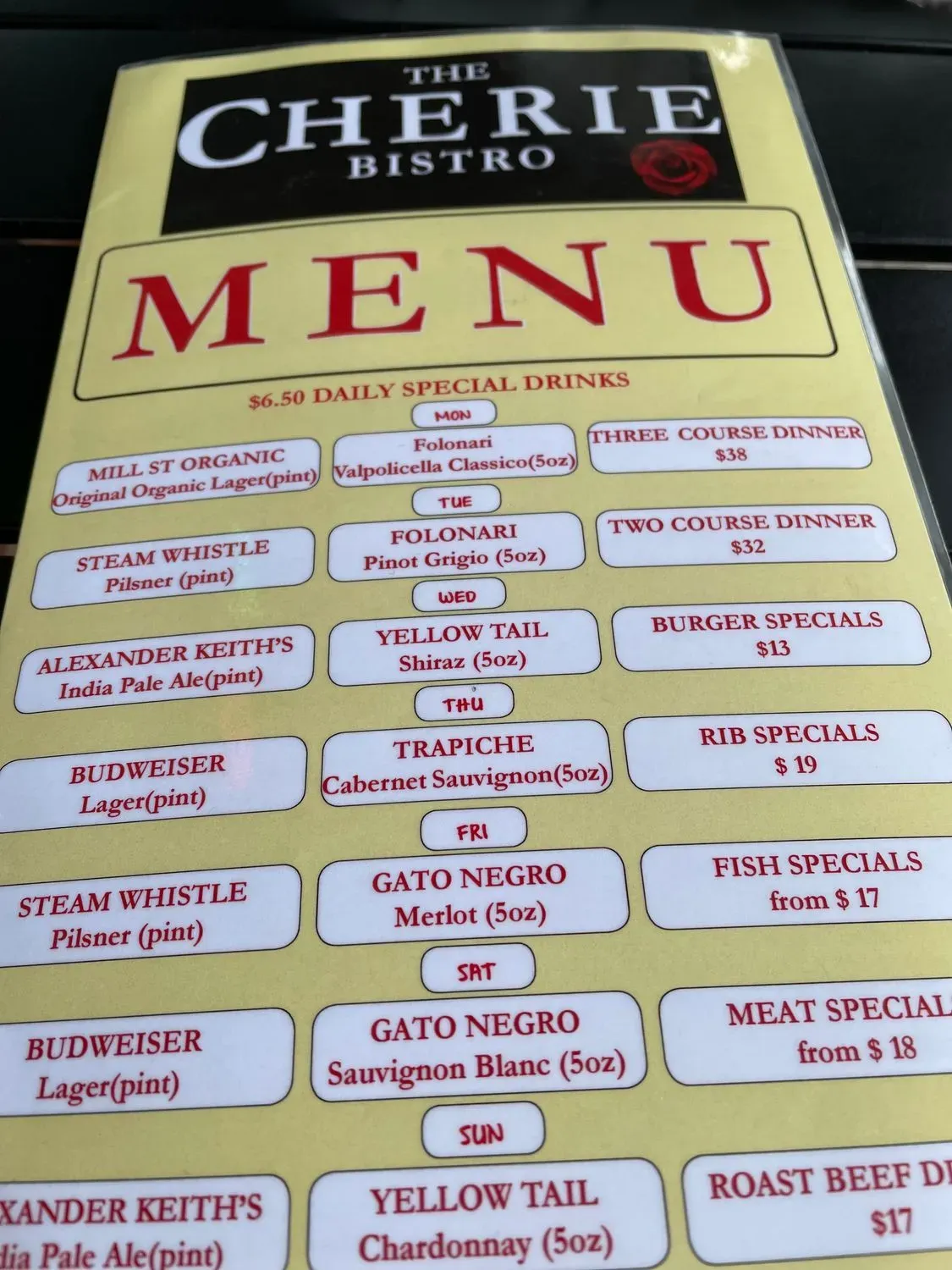 Menu 3