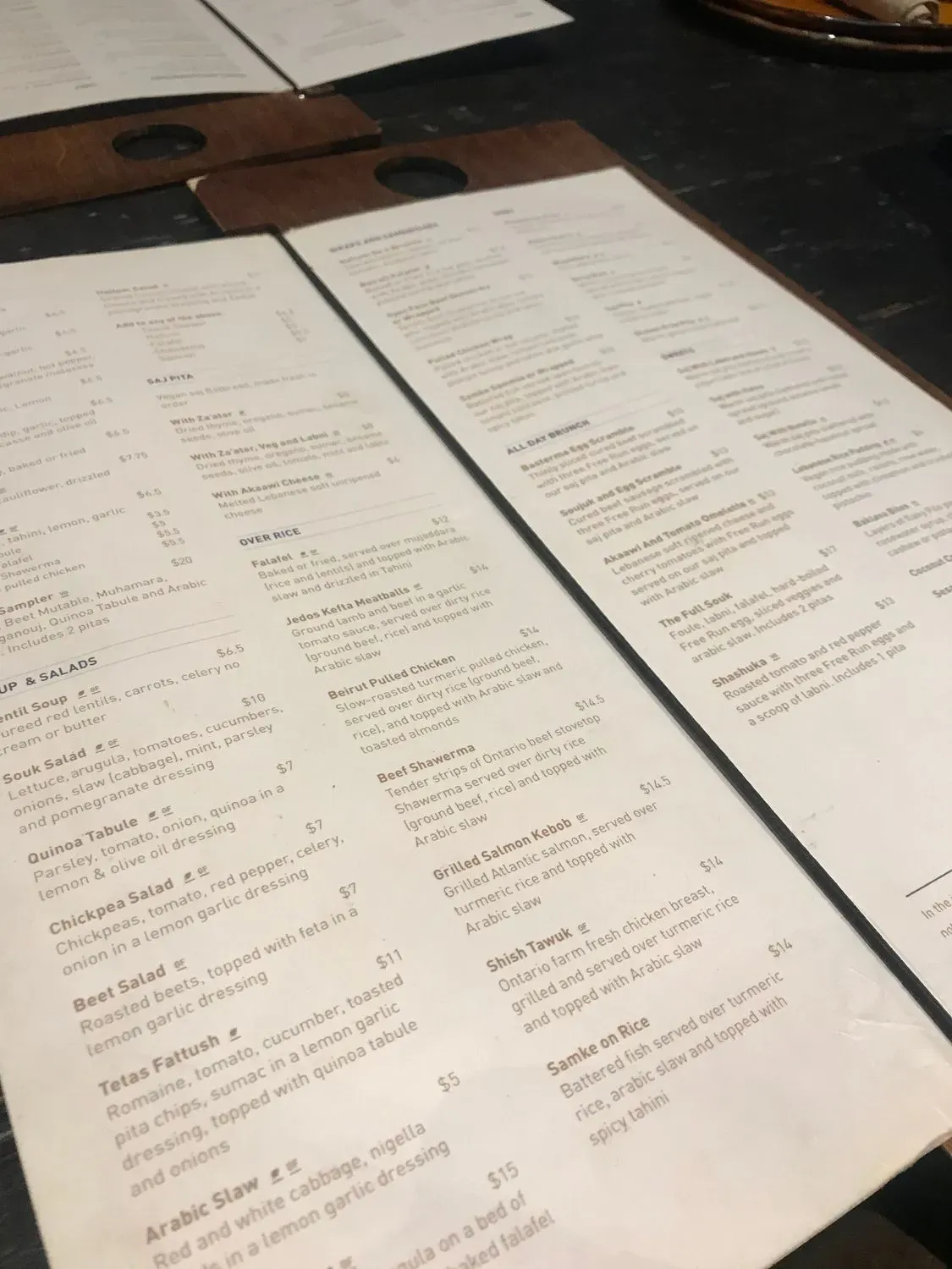 Menu 6