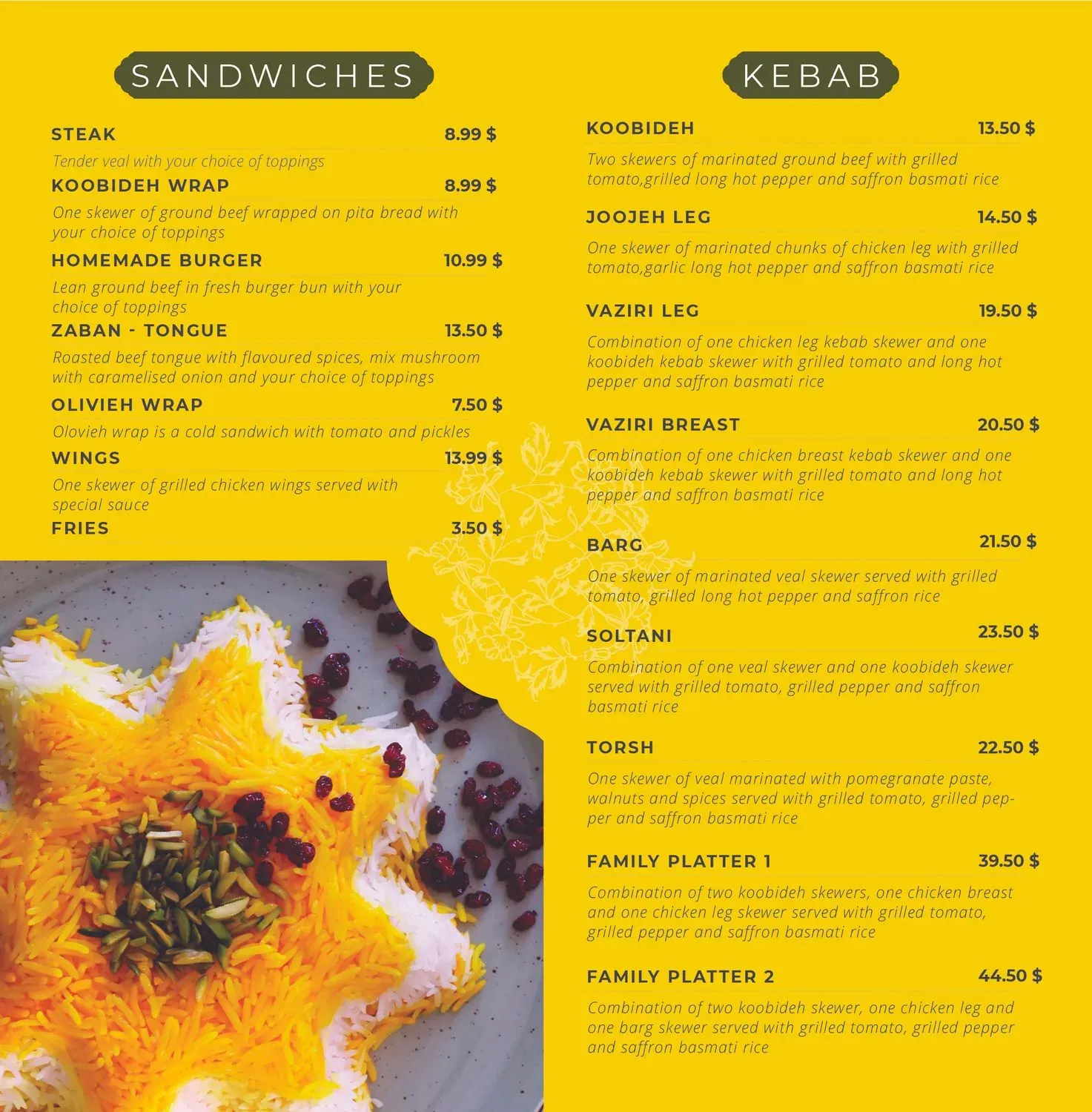 Menu 3