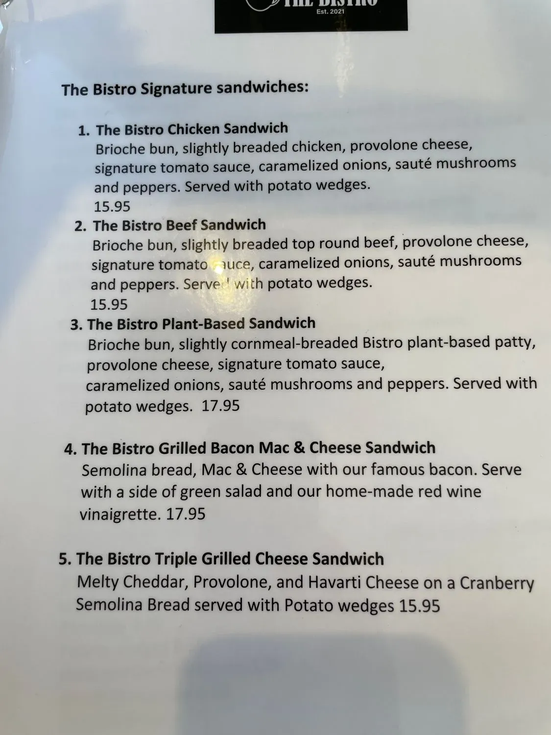 Menu 6