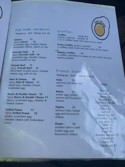 Menu 4