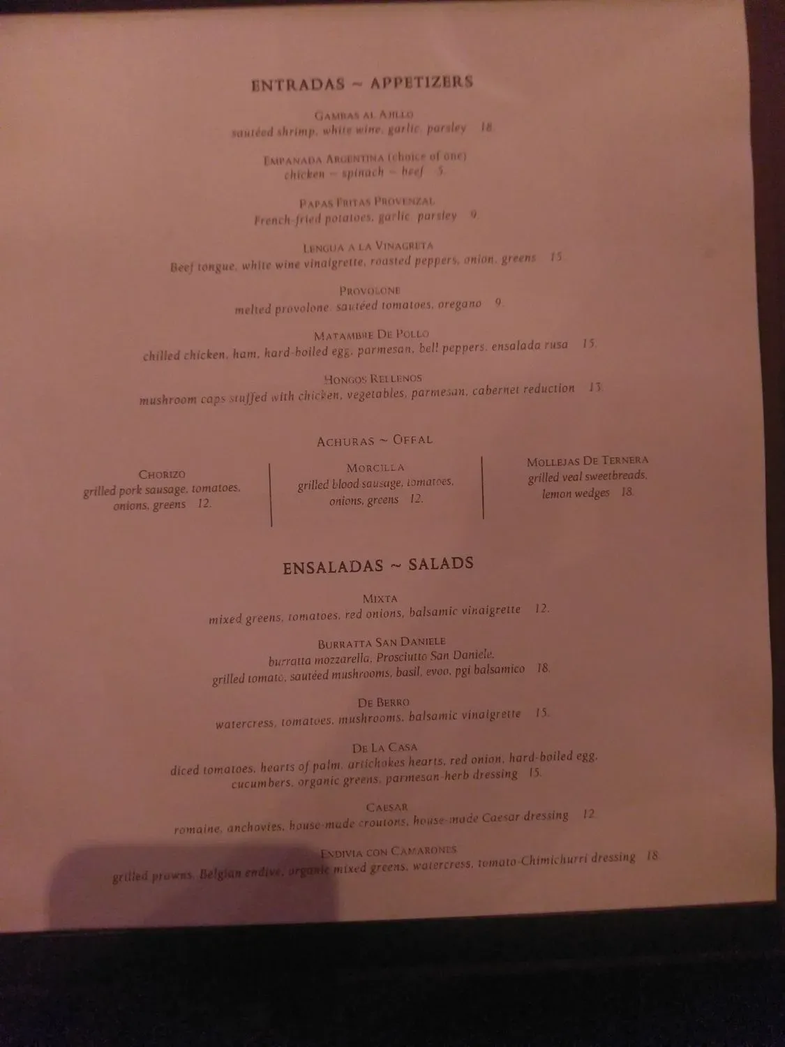 Menu 6