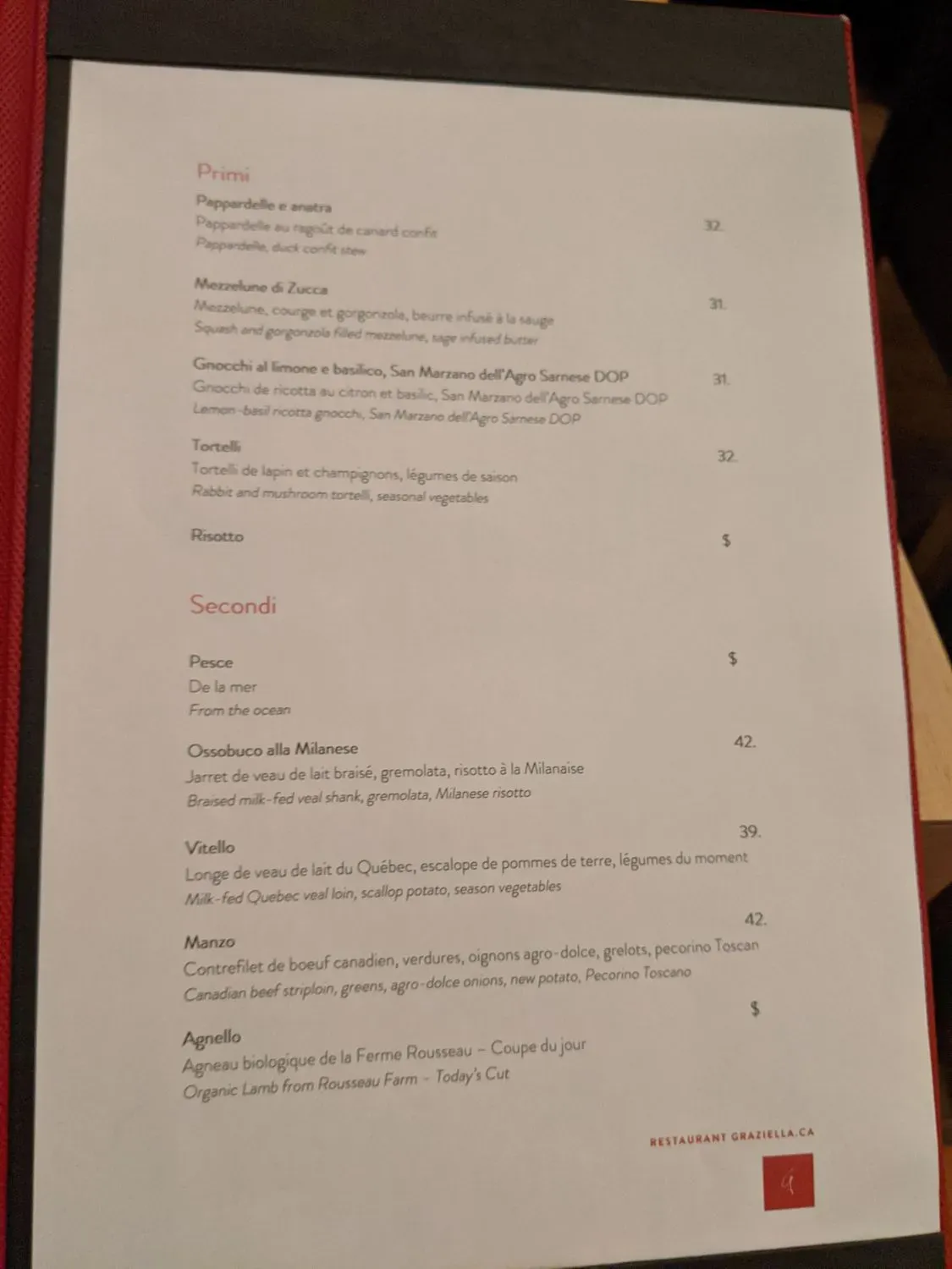 Menu 4