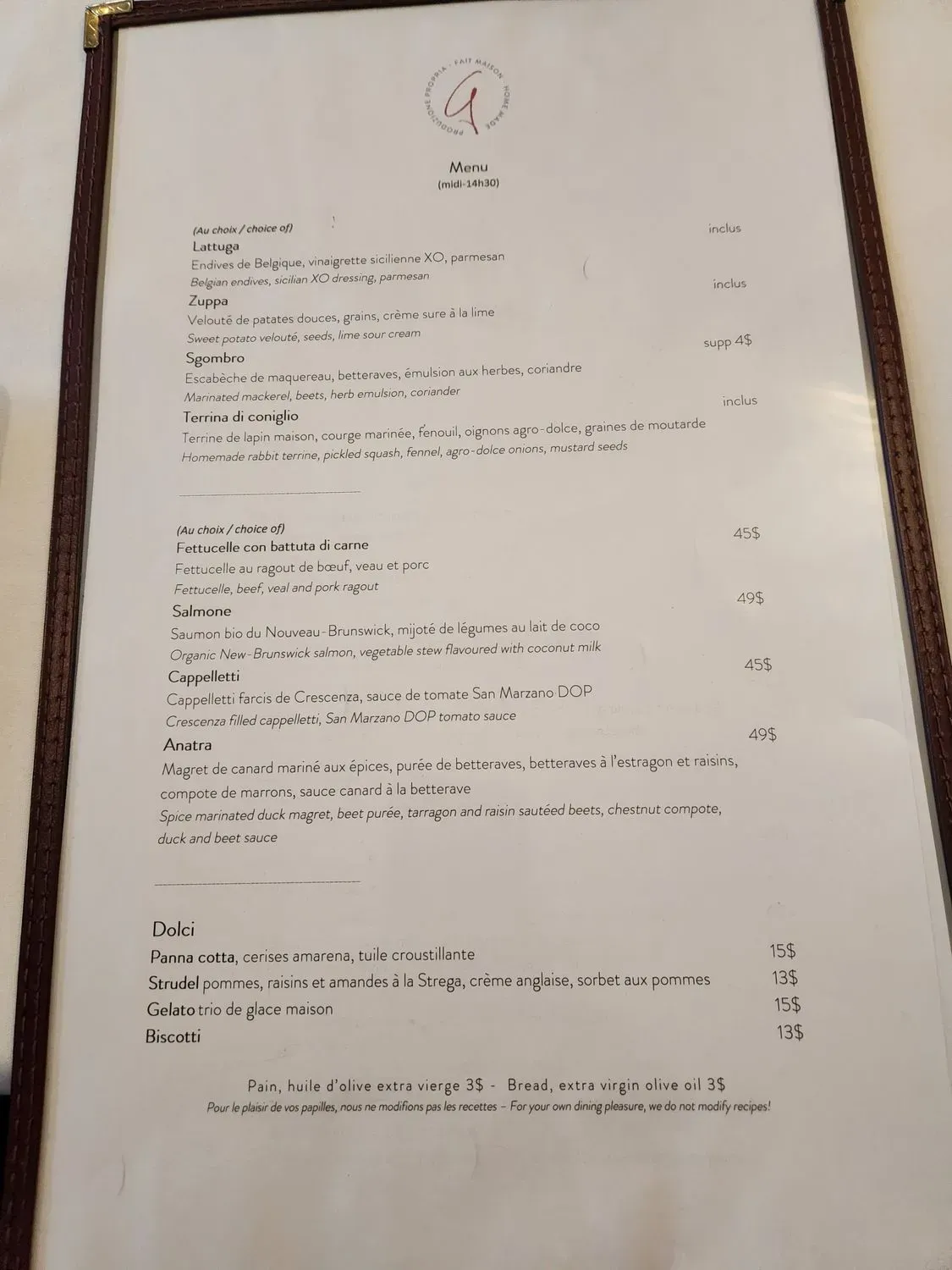 Menu 3