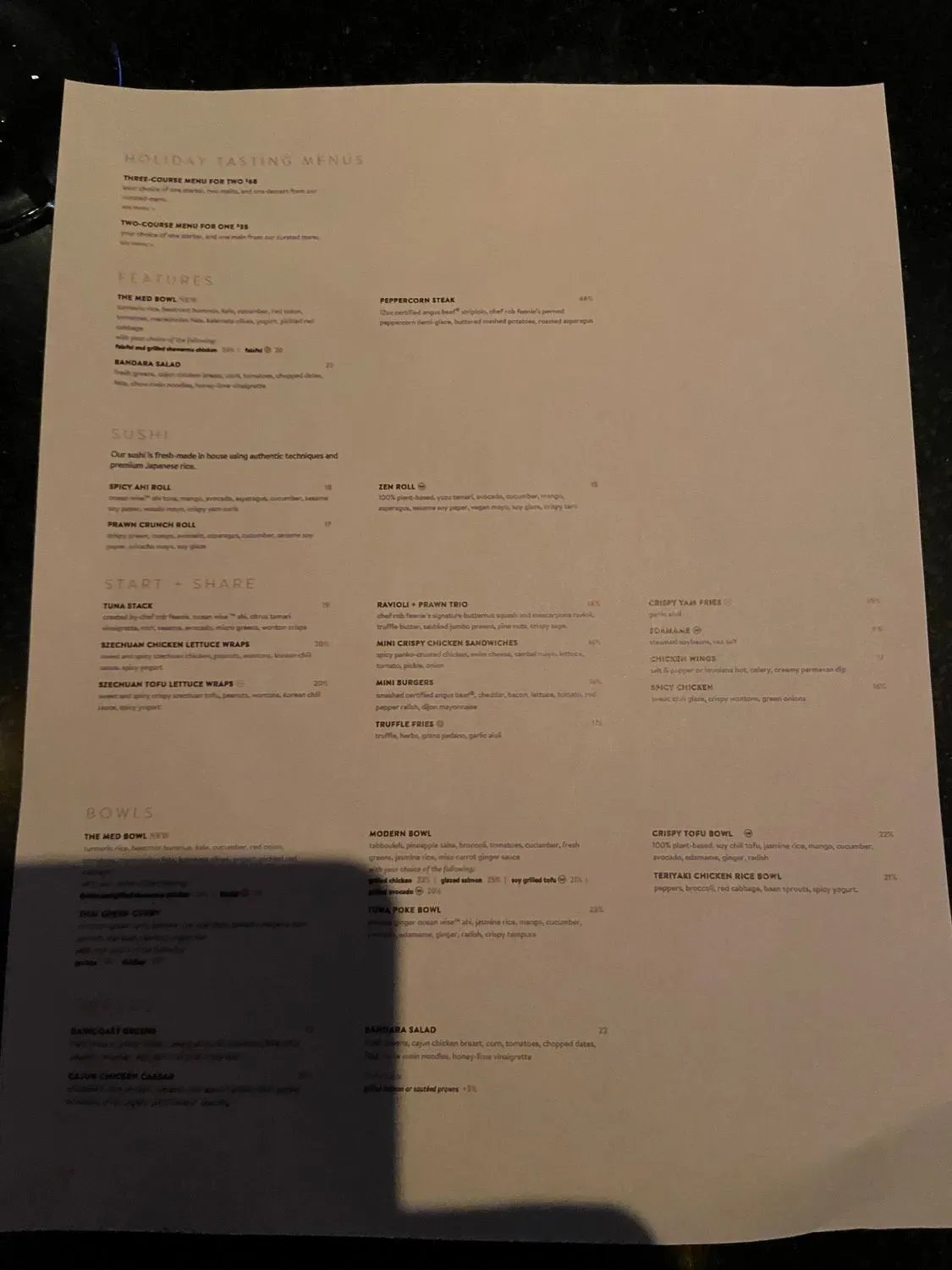 Menu 2