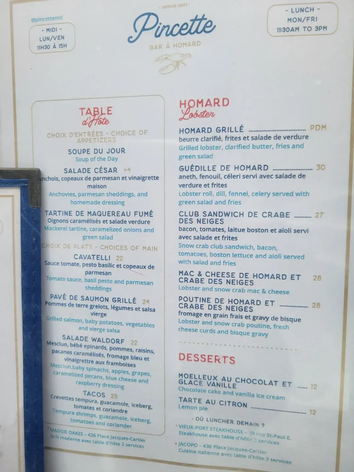 Menu 2