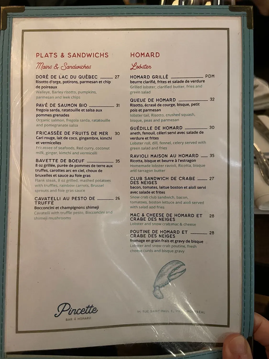 Menu 5