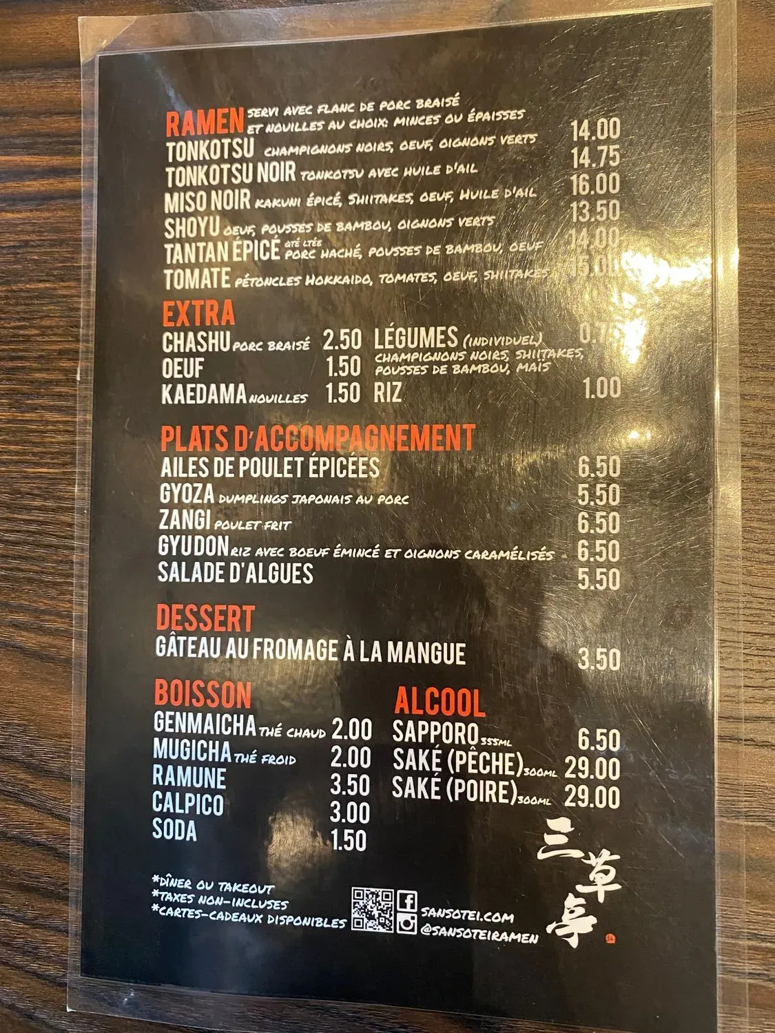 Menu 6